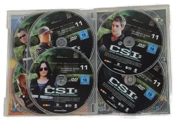 DVD 6 Disc´s CSI: Crime Scene Investigation - Season 11  - Bild 2