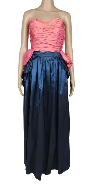 Damen Ballkleid zweiteilig rosa/dunkelblau - Gr. XS - Bild 4