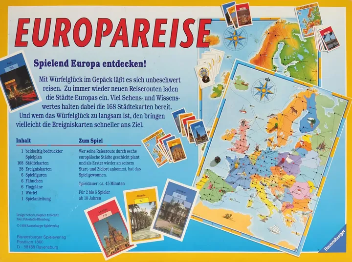 Europareise - Gesellschaftsspiel - Ravensburger - Bild 2