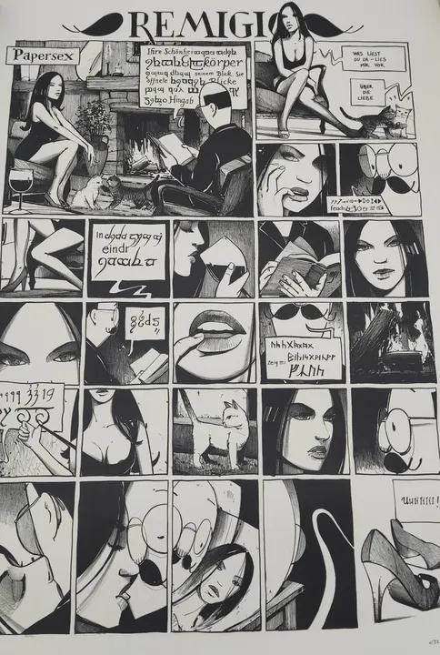 REMIGIO – Graphic Novel Poster („Papersex“) - Bild 4