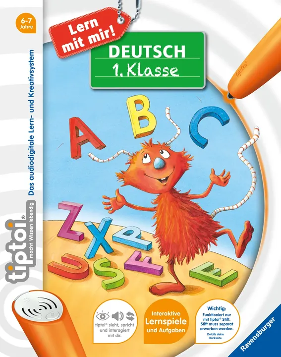 tiptoi® Deutsch 1. Klasse - Interaktives Lernbuch von Eva Odersky - Bild 1