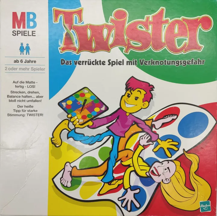 Twister: Das verrückte Spiel mit Verknotungsgefahr - Gesellschaftsspiel, MB Spiele - Bild 4