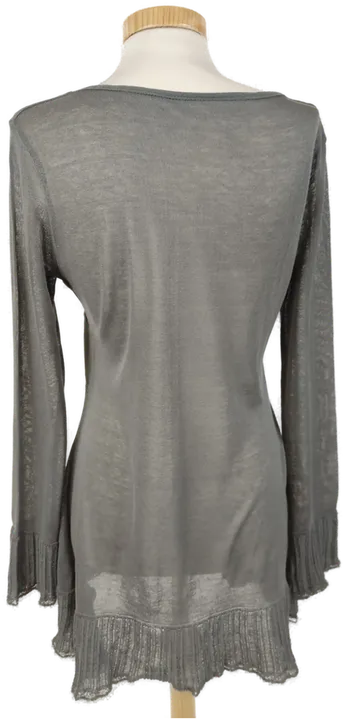Damen Langarm-Shirt Grau - M/38 - Bild 3