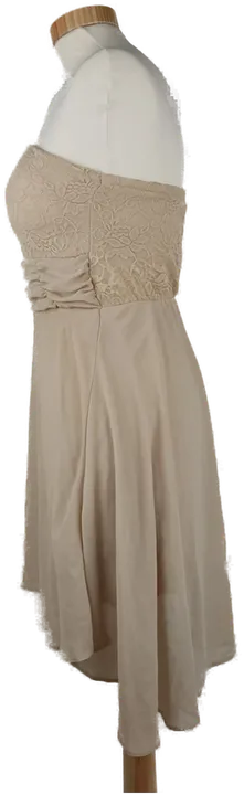 Kleid schulterfrei mit Brustteil, beige Größe XS/S (geschätzt) - Bild 2