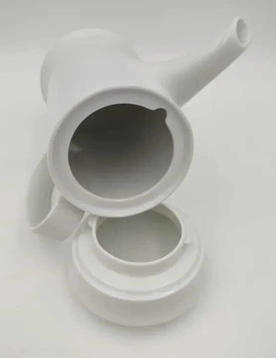 Hutschenreuter Kaffeekanne aus Porzellan weiß - 22cm - Bild 3