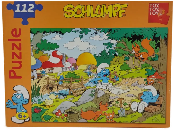 Toy Puzzle Schlümpfe 112 Teile - Bild 1