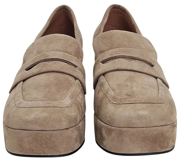BIBI LOU Damen Plateau Schuhe, beige - Gr. 38 - Bild 4