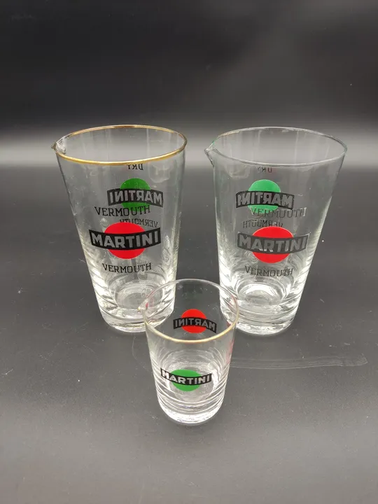 Dreiteiliges Martini Gläser Set - Bild 1