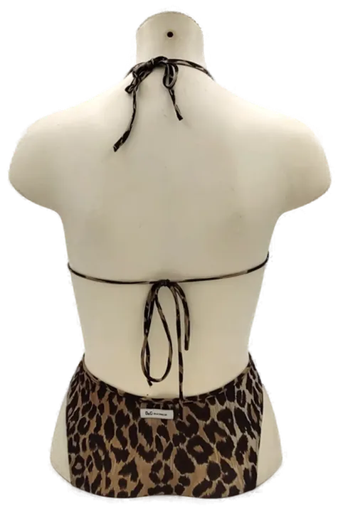 Dolce & Gabbana brauner Triangel-Bikini mit Leopardenmuster Gr. M - Bild 2