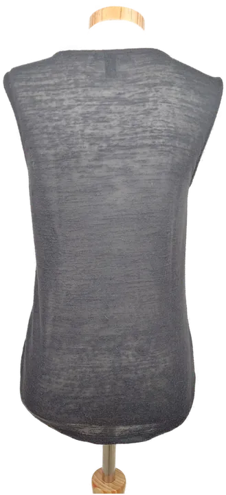 MANGO Damen Top mit Stickmotiv anthrazit - Größe S - Bild 3