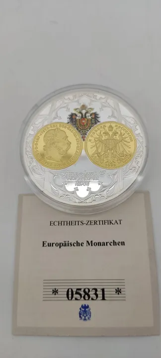 Münzen Set (2 Stück) Papst Franziskus und Franz Josef und Sissi - Bild 4