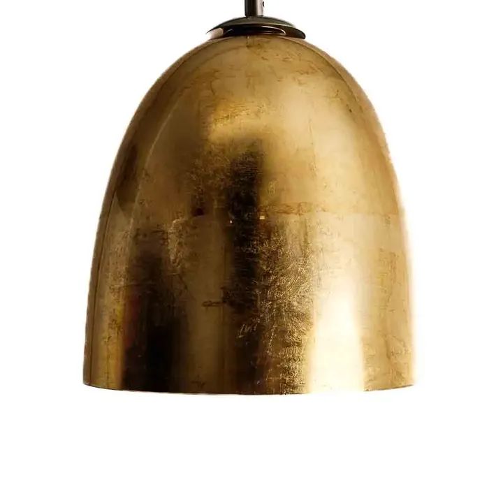 Lampenschirm, Designer Glocken Hängeleuchte Gold mit Leuchtmittel - Bild 4