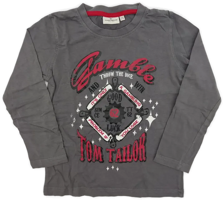 Tom Tailor Kinder Shirt grau Gr.116/122 - Bild 4
