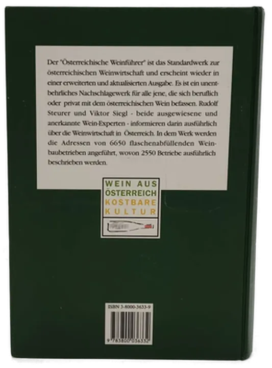 Buch Österreichischer Weinführer von Rudolf Steurer und Viktor Siegl - Bild 5