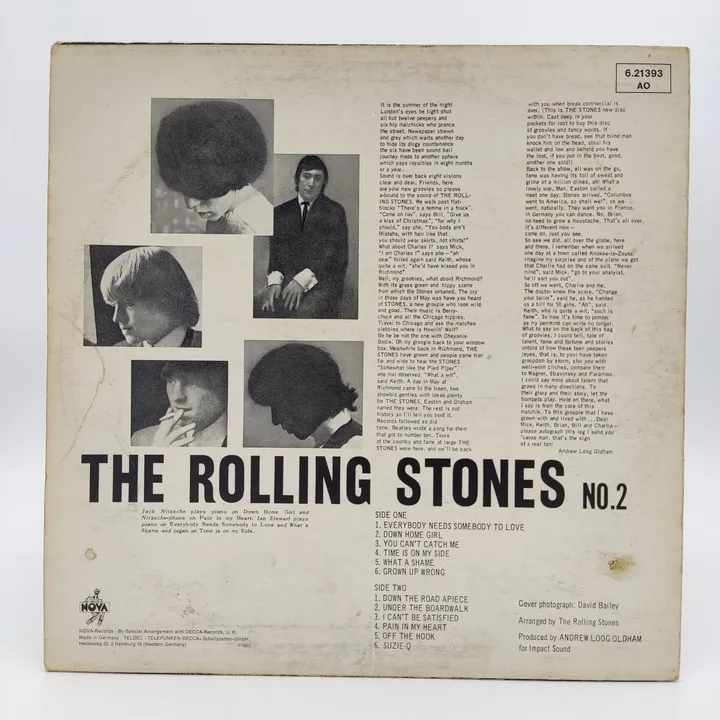 Langspielplatte - The Rolling Stones - No. 2 - Bild 2