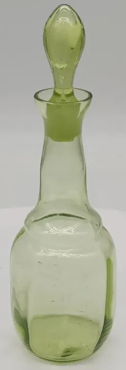 Glas Flasche mit Stöpsel Grün ca 21cm Öl/Essig - Bild 2