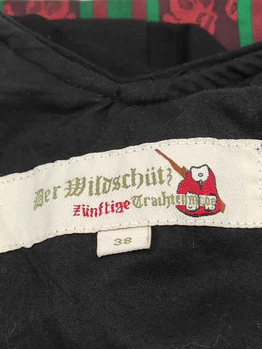 Der Wildschütz Damen Dirndlkleid schwarz Gr. 38 - Bild 2