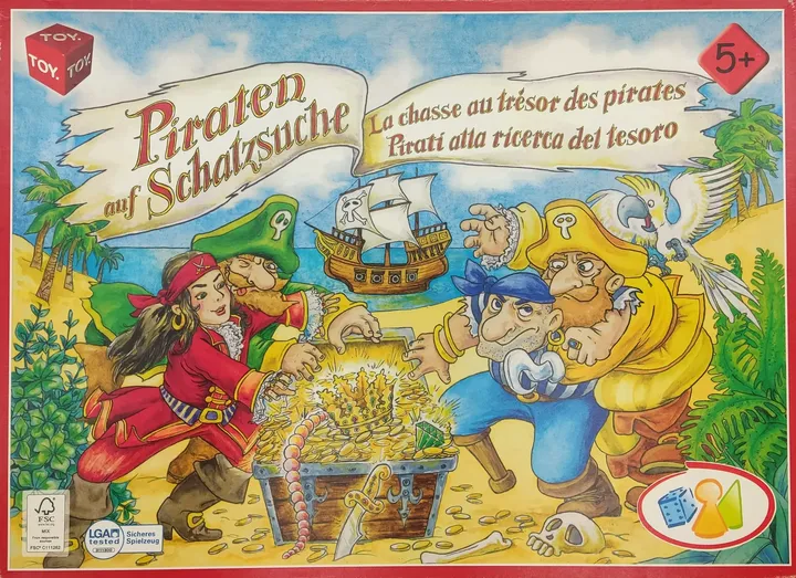 Piraten auf Schatzsuche - Gesellschaftsspiel, Toy - Bild 1