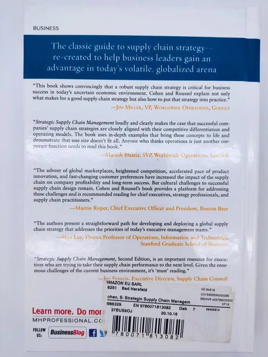 Strategic Supply Chain Management: The Five Core Disciplines for Top Performance, Second Editon - Shoshanah Cohen, Joseph Roussel - Bild 5