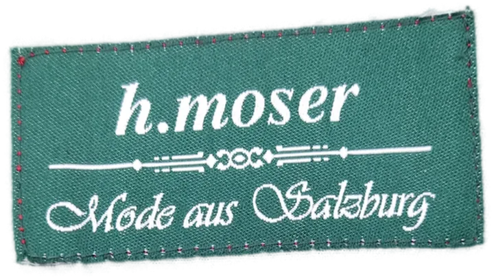 H. Moser rotes Gilet mit grünem peasley Muster - 42 - Bild 4