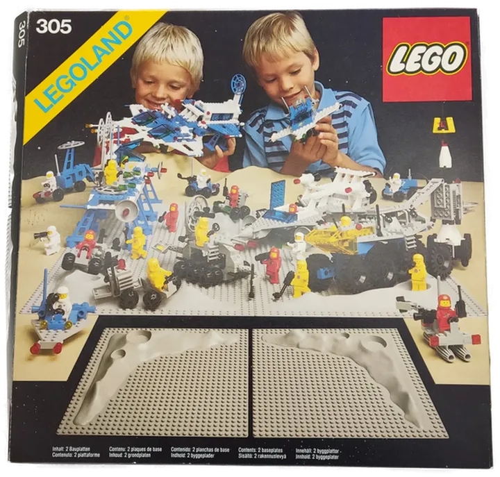 LEGO Legoland 305 Bauplatten Space - Bild 1