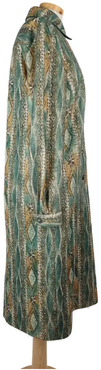 Markwald Damenkleid grün gemustert - 42/XL - Bild 3