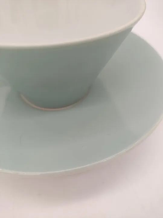 Lilien Porzellan Kaffeetasse DAISY 18 - graublau - Bild 7