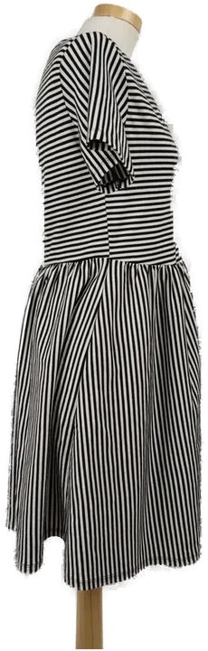 ASOS Design schwarz weiß gestreiftes Damenkleid Gr EU 34 - Bild 3