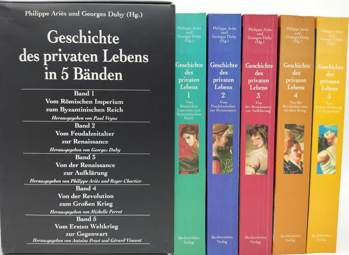 Geschichte des privaten Lebens. In 5 Bänden - Philippe Ariès & Georges Duby [Hrsg.] - Bild 2