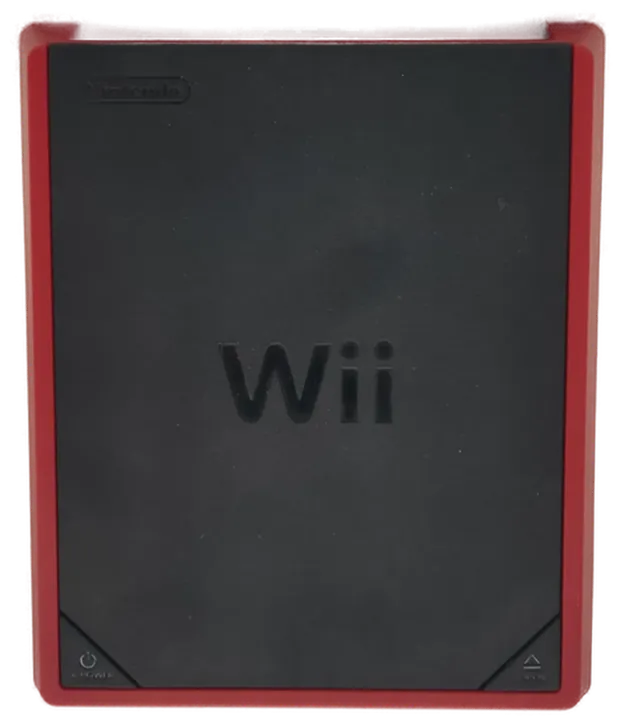 Nintendo Wii Mini Konsole in Rot-Schwarz - Bild 1