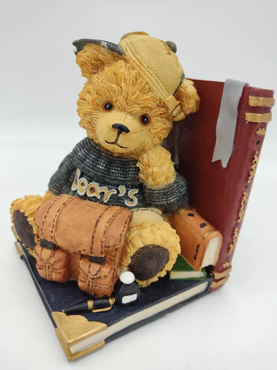Buchstützen mit Teddybären  - Bild 2