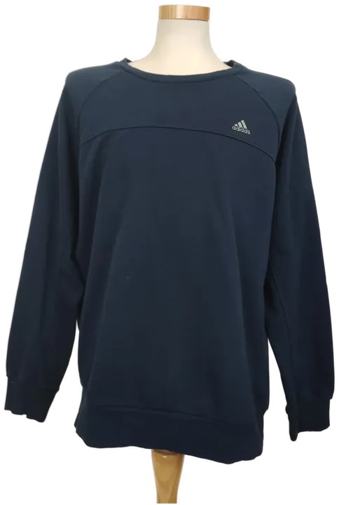 Adidas Herren Sweater dunkelblau Gr. L - Bild 1