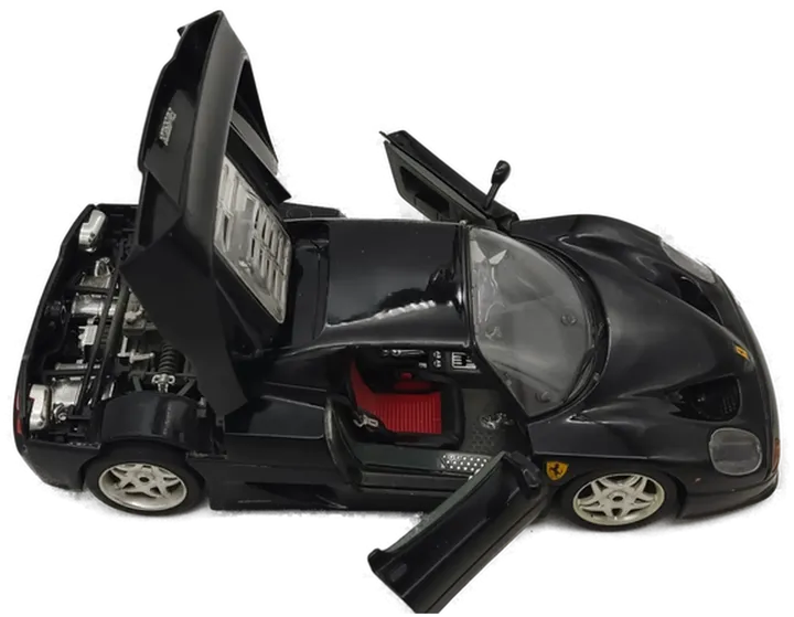  Burago Modellauto Ferrari F 50 Schwarz 1995 1/18 - Bild 3