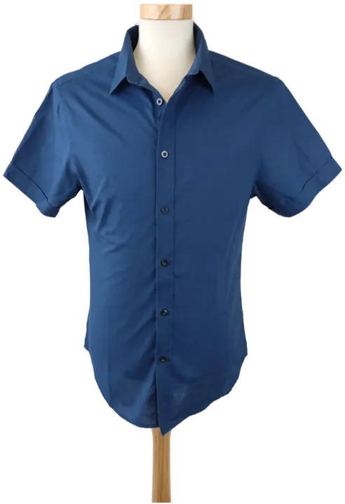 SMOG Herrenhemd marineblau - M (eng geschnitten) - Bild 1