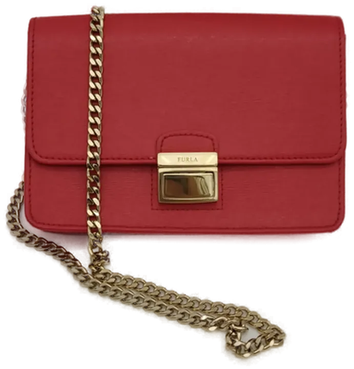 Furla, Metropolis Red Mini Crossbody Tasche, Leder - Bild 2