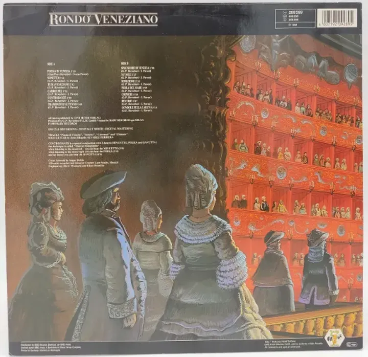 Vinyl LP - Rondo Veneziano - Poesie di Venezia - Bild 2