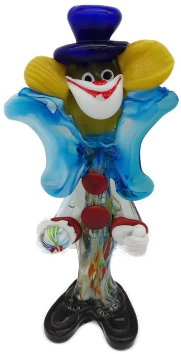 Clownskulptur aus Murano Glas  - Bild 1