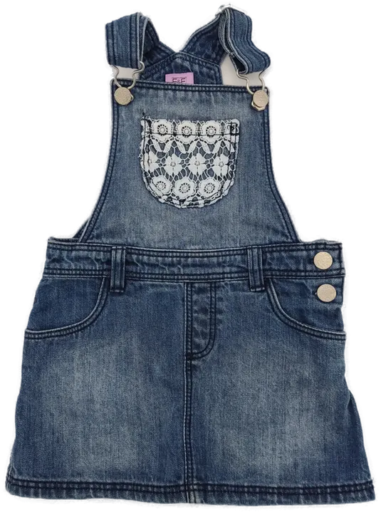 F&F Kinder Jeans Latzkleid blau Gr. 2-3 Jahre - Bild 1