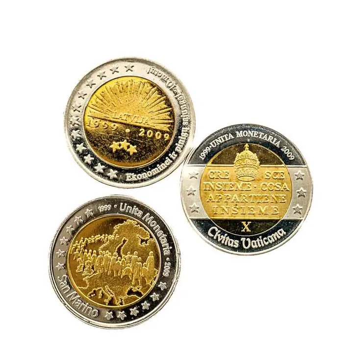 Konvolut Specimen Münzen 2 Euro 2009 - 3 Stück - Bild 3