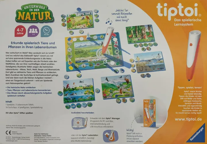 tiptoi® Unterwegs in der Natur - Lernspiel - Ravensburger - Bild 2