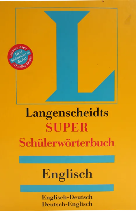  Buch Langenscheidts SUPER Schülerwörterbuch – Englisch - Bild 1
