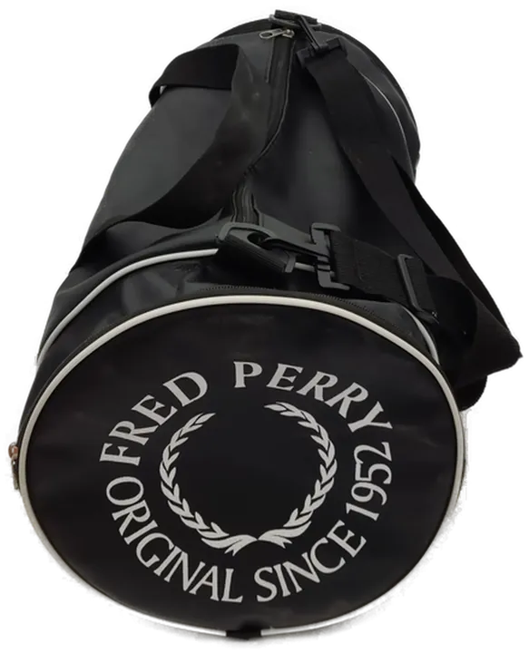 Fred Perry Tasche schwarz Vintage - Bild 4