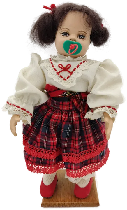 Puppe mit Schnuller Stabbefestigung Höhe 34 cm - Bild 1