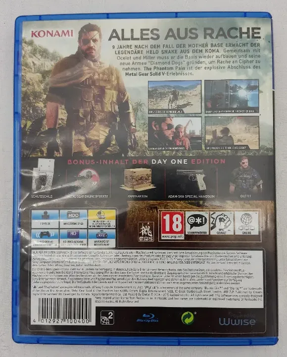 PS4 - Metal Gear Solid V: The Phantom Pain - Day One Edition - Bild 2