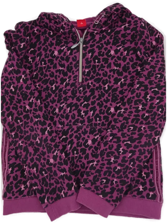 S.Oliver Kinder Kapuzen Hoodie Animal Print Beere Gr. 164 - Bild 1