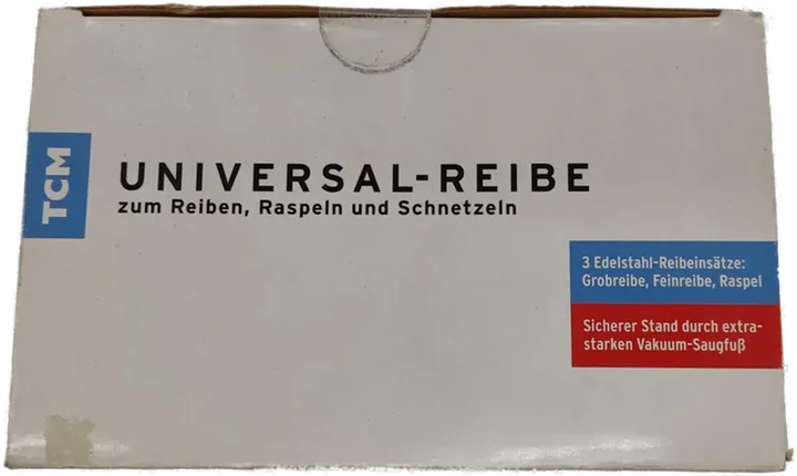 TCM Universalreibe mit 3 auswechselbaren Reibe Einsätzen - Bild 3