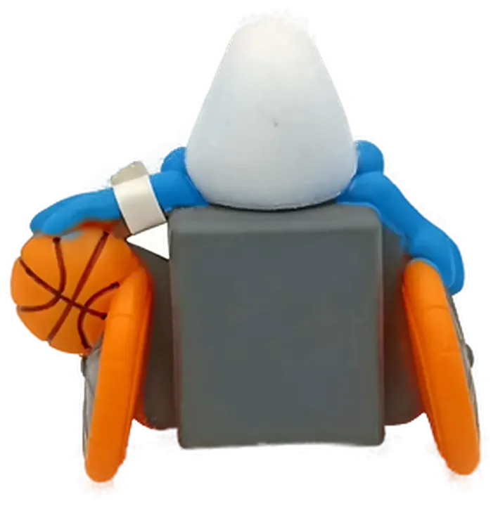 Schleich Peyo Schlümpfe - Basketball Rollstuhlfahrer Schlumpf - Bild 2