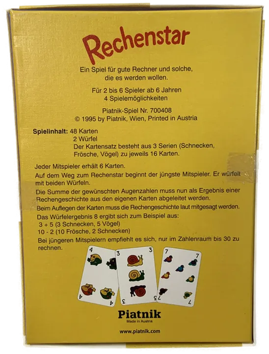 Rechenstar - Mitbringspiel - Piatnik  - Bild 2