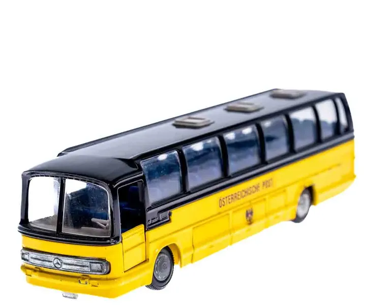 Tekno Modellbus Mercedes Benz O 302 schwarz/gelb Österreichische Post - Bild 1