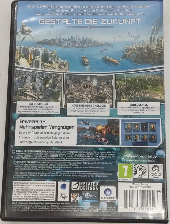 PC Game DVD-ROM ANNO 2070 - Bild 3